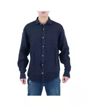 Рубашка It из льна ривьера Roy Roger'S, синий