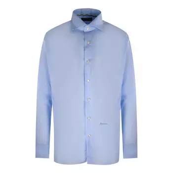 Рубашка it с длинными рукавами и логотипом Aquascutum, синий