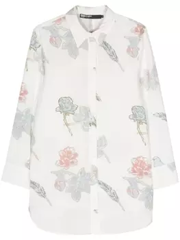 Рубашка Ivory Birds Bimba y Lola, белый