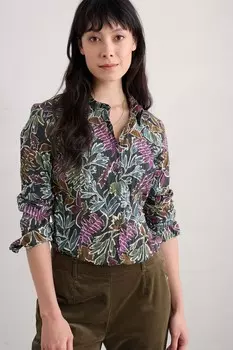 Рубашка из 100% хлопка «Multi larissa» Seasalt Cornwall, черный