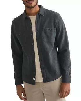 Рубашка из эластичного твила Marine Layer Pacifica, серый