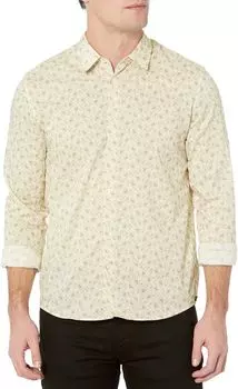 Рубашка из эластичной ткани с длинными рукавами Good Man Brand, цвет Natural Geo