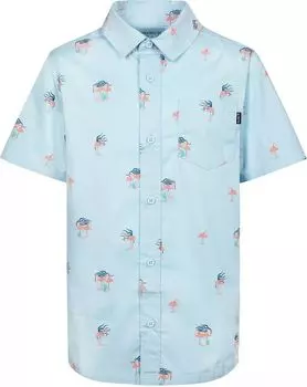 Рубашка из эластичной ткани с короткими рукавами Hurley для мальчиков Swami
