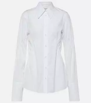 Рубашка из австрийского хлопкового поплина Sportmax, белый