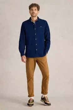 Рубашка из денима, 100% хлопок White Stuff, синий