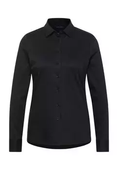 Рубашка из джерси FITTED ETERNA, черный