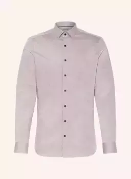 Рубашка из джерси level five 24/seven облегает тело Olymp, коричневый