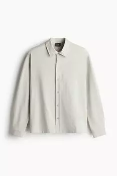 Рубашка из джерси lсвободного кроя H&M, серый