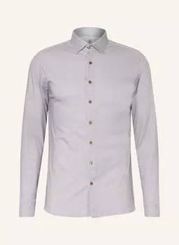 Рубашка из джерси приталенного кроя Desoto, коричневый