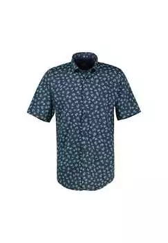 Рубашка из джерси с цветочным узором Lerros, синий