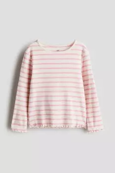 Рубашка из джерси с длинными рукавами H&M, мультиколор