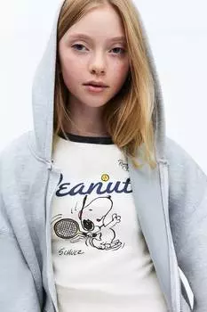 Рубашка из джерси с принтом H&M, мультиколор