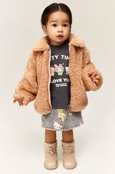 Рубашка из джерси с принтом H&M, мультиколор