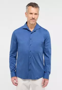 Рубашка из джерси SLIM FIT ETERNA, синий
