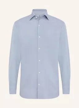 Рубашка из джерси стандартного кроя Boggi Milano, голубой