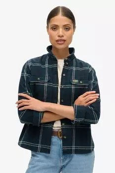 Рубашка из фланели в клетку «лесоруб» Superdry, синий