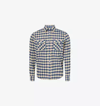 Рубашка из хлопчатобумажной фланели в клетку Valentino Garavani, мультиколор