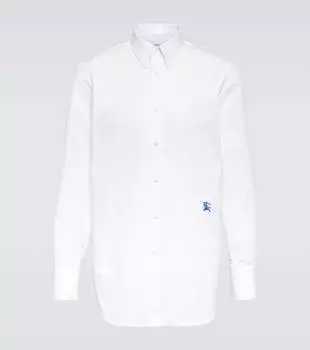 Рубашка из хлопка экд Burberry, белый
