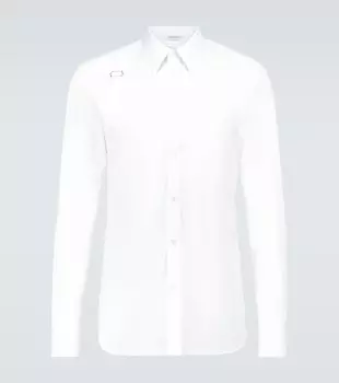 Рубашка из хлопка Alexander McQueen, белый