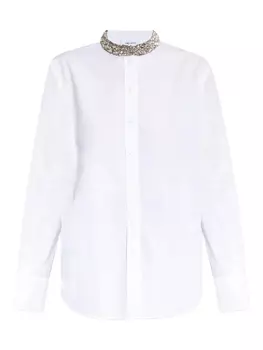 Рубашка из хлопка Alexander McQueen, белый