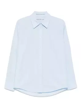 Рубашка из хлопка Alexander Wang, синий