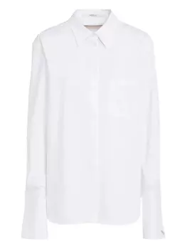 Рубашка из хлопка Another Tomorrow, белый