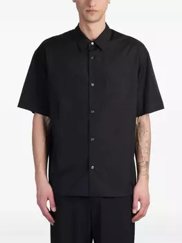 Рубашка из хлопка Attachment, черный