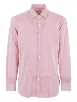 Рубашка из хлопка Barba, красный