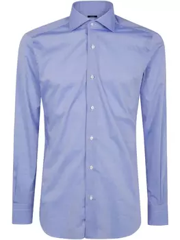 Рубашка из хлопка Barba, синий