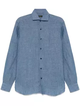 Рубашка из хлопка Barba, синий