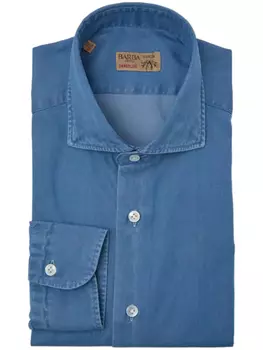 Рубашка из хлопка Barba, синий