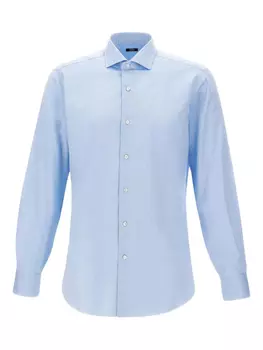 Рубашка из хлопка Barba, синий