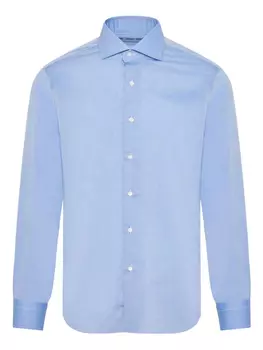Рубашка из хлопка Barba, синий