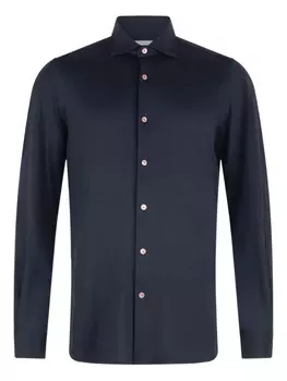 Рубашка из хлопка Boglioli, синий