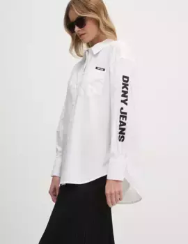 Рубашка из хлопка Dkny, белый