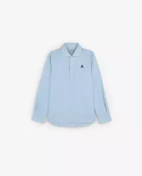 Рубашка из хлопка для мальчиков на пуговицах поло Scalpers, синий