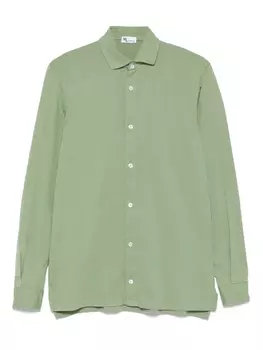 Рубашка из хлопка Doppiaa, зеленый
