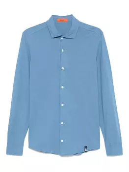 Рубашка из хлопка Drumohr, синий