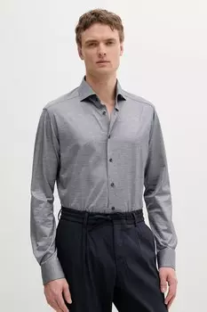 Рубашка из хлопка Eton, серый