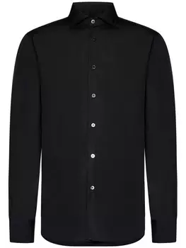 Рубашка из хлопка FRANZESE COLLECTION, черный