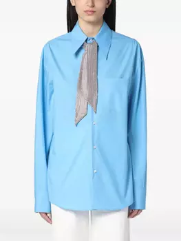 Рубашка из хлопка Giuseppe Di Morabito, синий