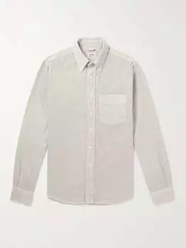 Рубашка из хлопка и поплина ASPESI, бежевый