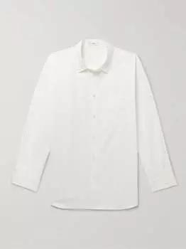 Рубашка из хлопка и поплина Aton, белый