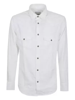 Рубашка из хлопка Jacob Cohn, белый
