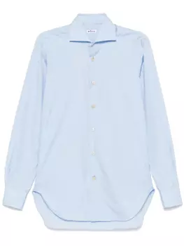 Рубашка из хлопка Kiton, синий