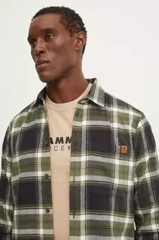 Рубашка из хлопка Mammut Trovat, зеленый