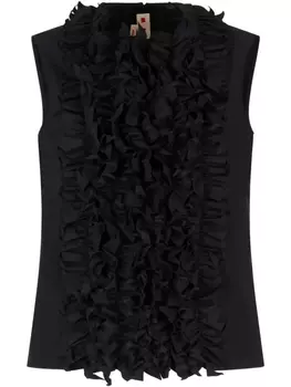 Рубашка из хлопка Marni, черный