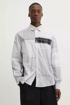 Рубашка из хлопка МАССАЧУССЕТС Desigual, белый