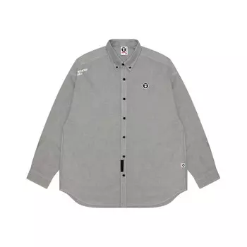 Рубашка из хлопка Milo-patch от *A BATHING APE Aape, синий