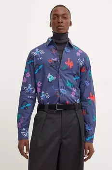 Рубашка из хлопка NUEVAJERSEY Desigual, синий
